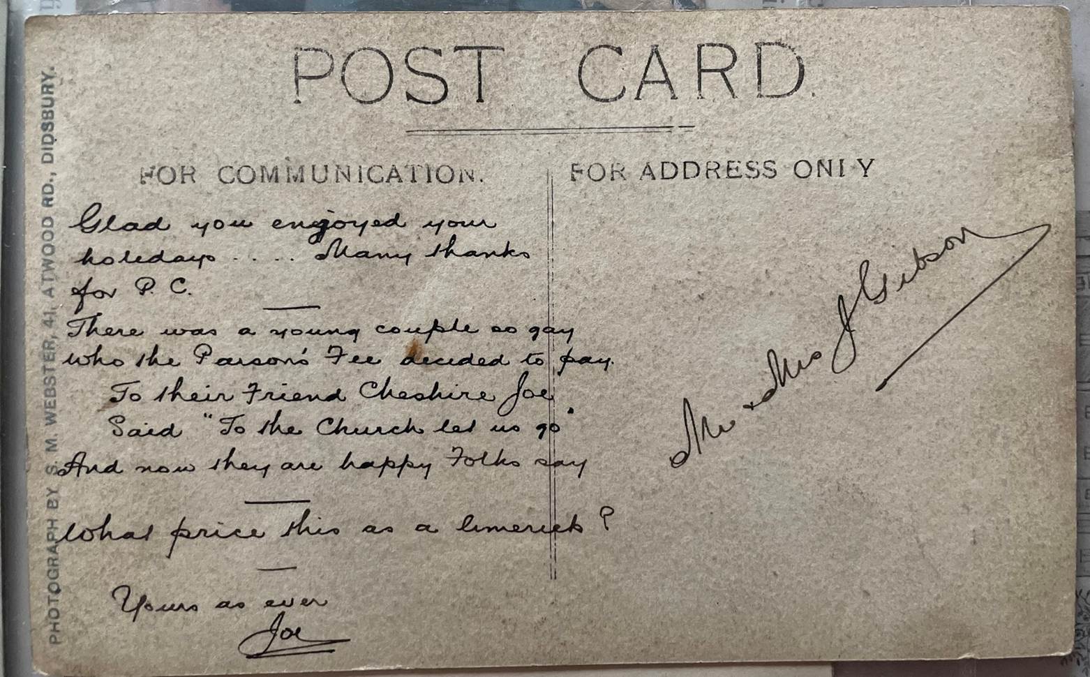 A close-up of a postcard

AI-generated content may be incorrect.